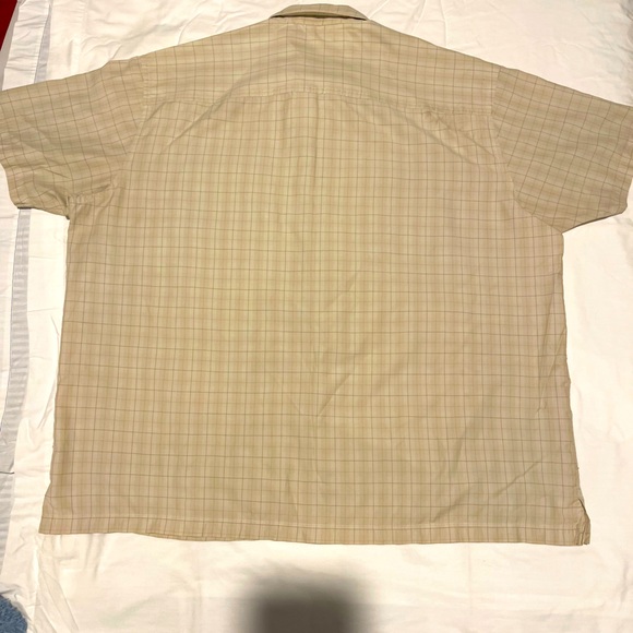 Arrow button down short sleeve shirt, 2XL, Tan color - Picture 2 of 3